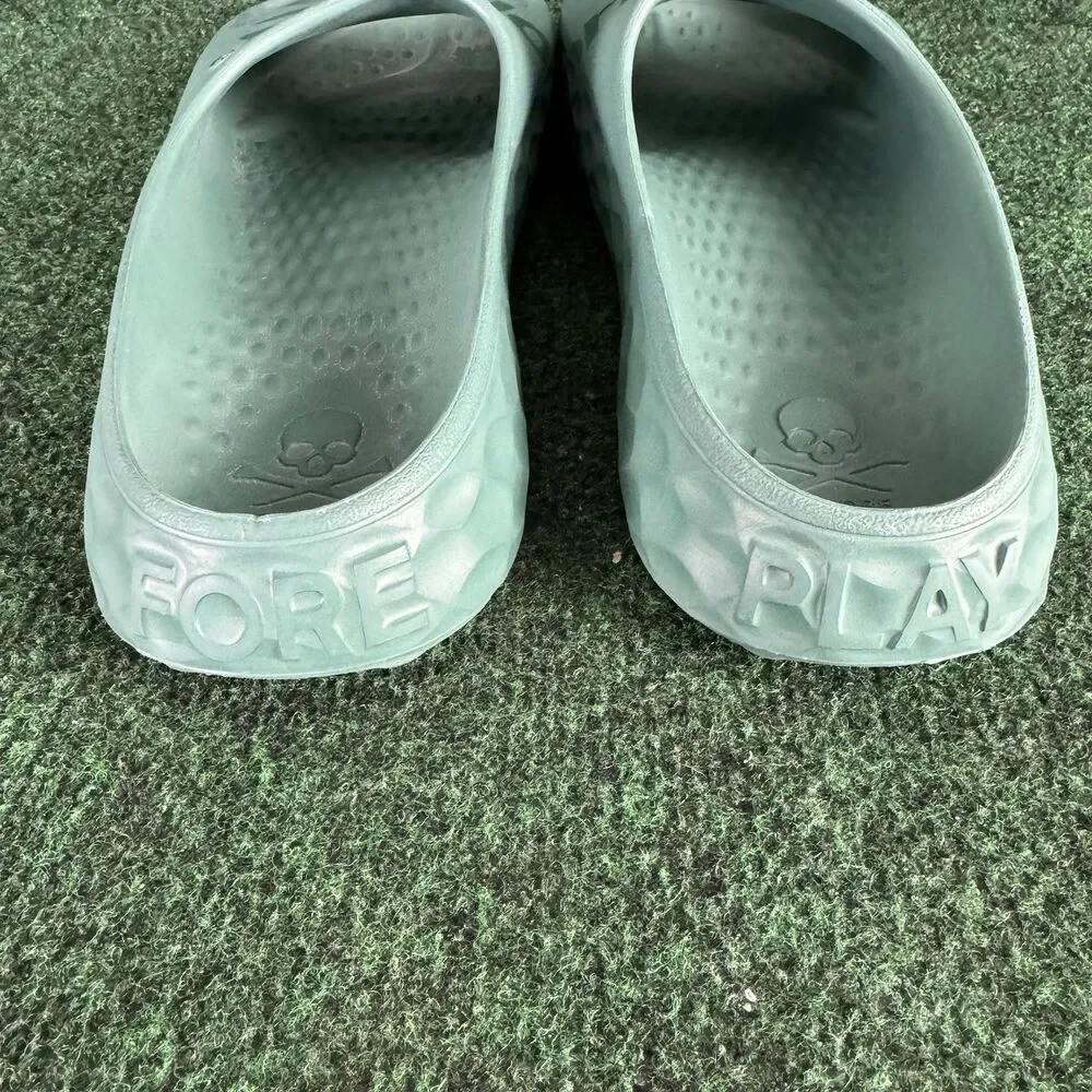 G Fore Taylormade G/slide Street Slides Sandals Unisex Sage Green Men’s Size 9